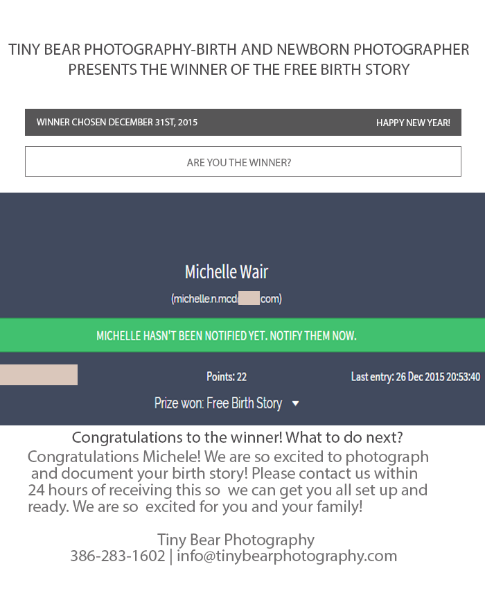 Winner Of Free Birth